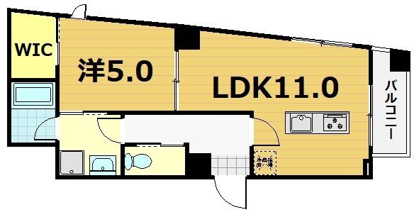 Hale Luana東山（ハレルアナ東山）の間取り