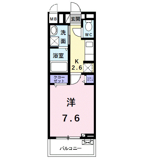 ユウパレス和泉中央の間取り