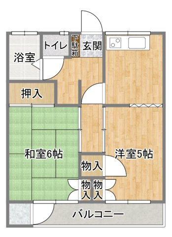 小宅マンションの間取り