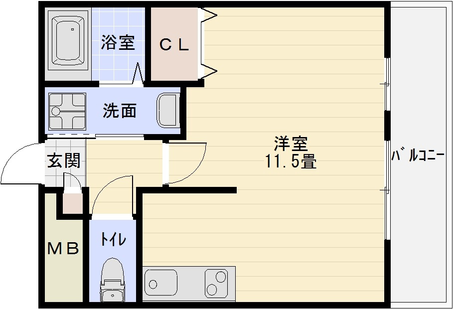 ステラウッド道明寺2の間取り
