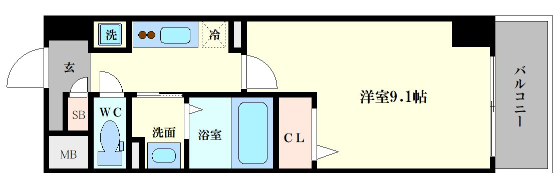 アグレアーブルの間取り