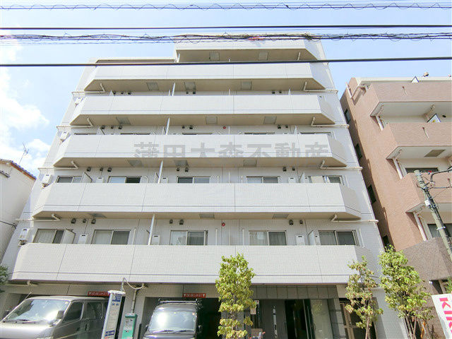 ステージグランデ蒲田の外観|外観　2006年11月築　RC鉄筋コンクリート造地上7階建て1K~1LDK総戸数48戸　東京都大田区西蒲田8丁目　JR京浜東北線蒲田駅、東急池上線蓮沼駅徒歩圏内インターネット無料の分譲賃貸マンション
