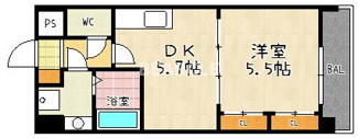 【間取り】 | ヒーリングタワー七条大宮