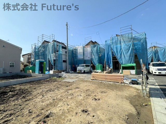 北葛飾郡松伏町松伏　新築戸建　3号棟の外観|前面道路の写真になります。