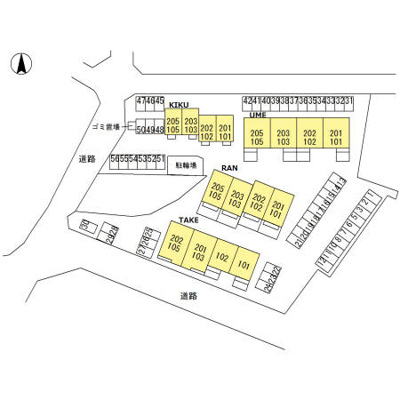 【区画図】 | ＹＡＨＡＴＡ ＨＯＵＳＥ ＫＩＫＵ