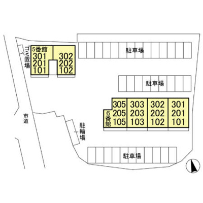 【区画図】 | スマイルコート6番館
