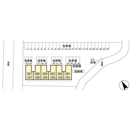 メゾン・ド・ファミーユの区画図