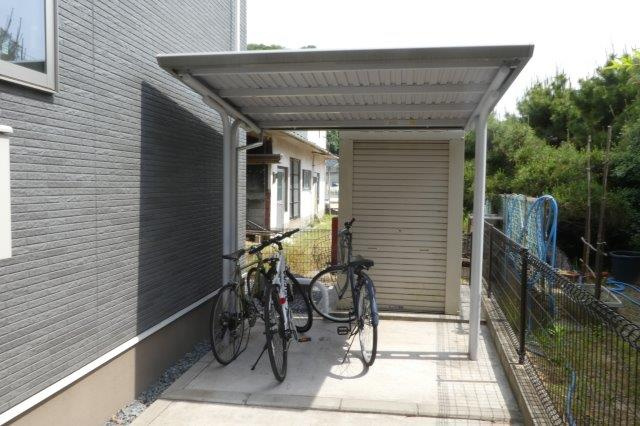 倉敷市西中新田のアパートのその他共用部分|自転車置き場