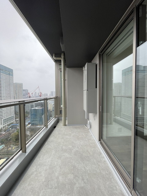 中央区勝どき４丁目の賃貸マンションのバルコニー