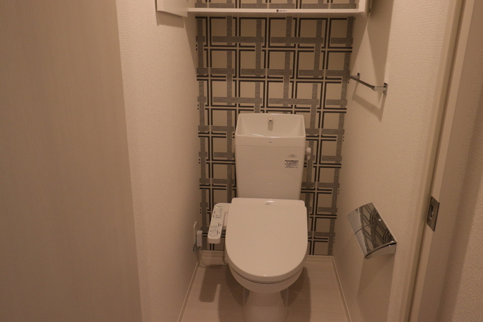 久留米市津福今町のアパートのトイレ|清潔感のあるトイレです