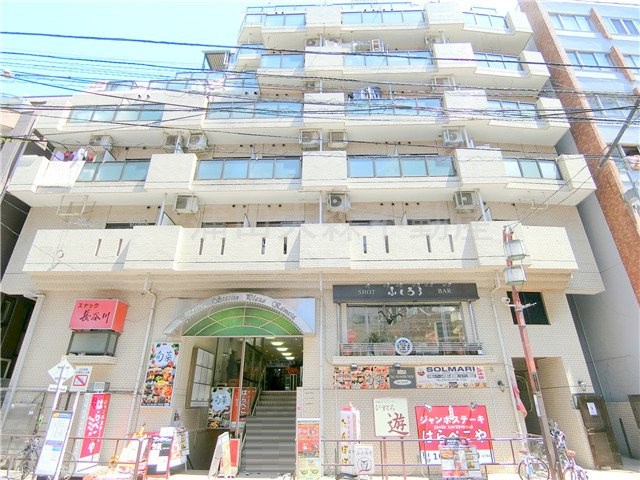 ペガサスステーションプラザ蒲田の外観|1985年7月築　SRC鉄骨鉄筋コンクリート造地上10階建て1R~3K総戸数124戸　東京都大田区蒲田5丁目　JR京浜東北線蒲田駅近、京浜急行本線京急蒲田駅も徒歩圏内の立地！