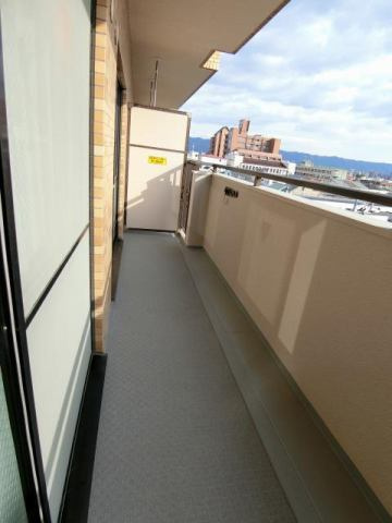 オリエントマンションのバルコニー