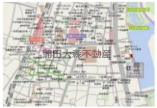 ガーラ大森リバーサイドの地図