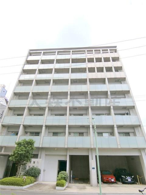 ガーラ大森リバーサイドの外観|2008年9月築　RC鉄筋コンクリート造地上8階建て総戸数41戸
1K~1LDKの分譲賃貸マンション
東京都大田区大森本町1丁目JR京浜東北線大森駅徒歩13分京急本線大森海岸駅徒歩5分の立地