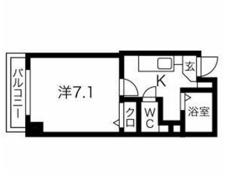 リバーライズ本町の間取り