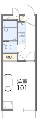 レオパレスライラックハウスの間取り|画像2
