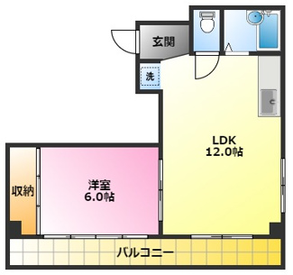 【間取り】 | フレグランス新丸子 | 内装リノヴェーション！