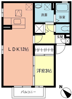 【間取り】 | クレールＭ