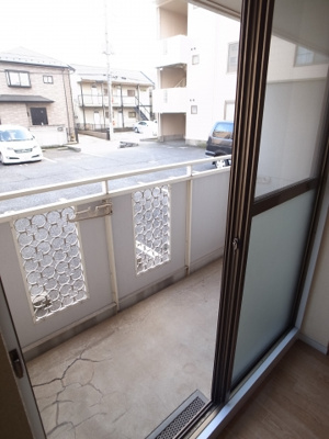 【バルコニー】 | 末広サンフレアA | 南面バルコニー♪