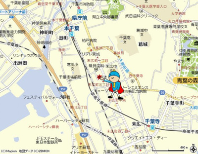 【地図】 | 末広サンフレアA | 案内図