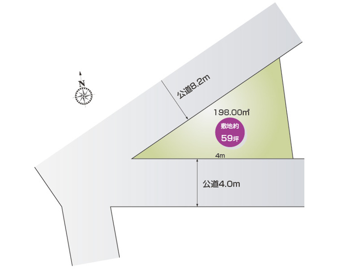 熊谷市戸出　区画図