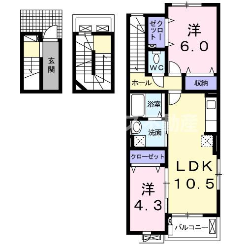 【間取り】 | オーセンティック4