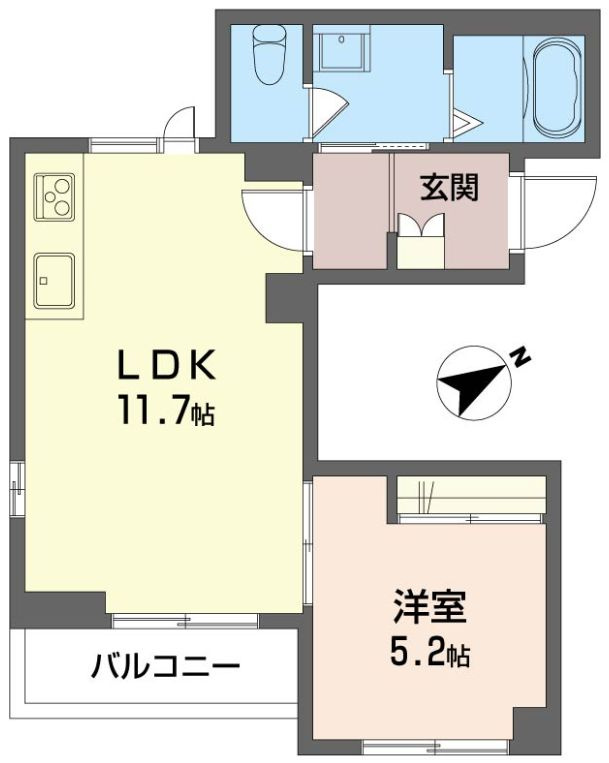 シティホームズⅩの間取り