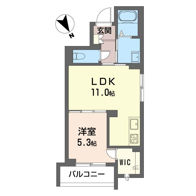 シティホームズⅩの間取り