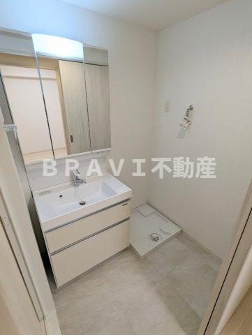 Vinoプレジオ本町の洗面所|【Vinoプレジオ本町】忙しい朝には欠かせない洗面所です