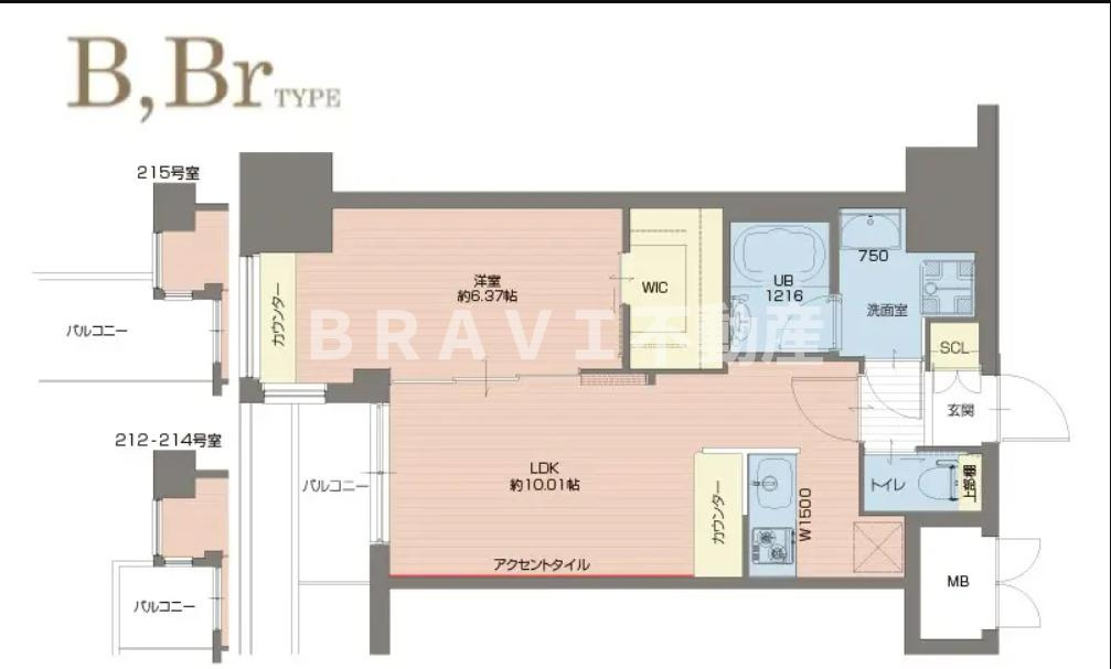 Vinoプレジオ本町の間取り