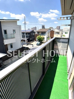 【バルコニー】 | ニューシーズ福部池 | 広々としたバルコニーです