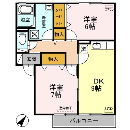 【間取り】 | セントラルハイツ　Ａ