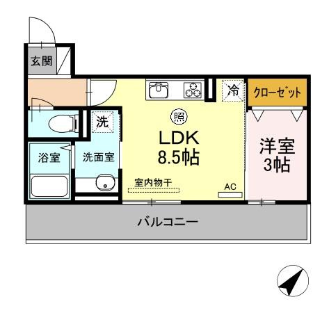 【間取り】 | Polonia　Matsubara　Ｂ | ◆初期費用最安値コミット！「もっとお得に賃貸」を叶えます♪
◆見積もりのセカンドオピニオンも開催中♪検討中の物件もお気軽に相談下さい。
※既にお申込み済みの場合はご遠慮下さい。
