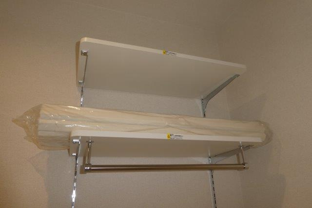 ピゴラーレⅡの洗面所|洗濯機上棚