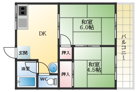 【間取り】 | マンションさつき