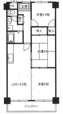 【間取り】 | グローバルハイツ豊中