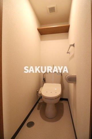 ラフェスタ足利大町のトイレ|2023年撮影。現況と異なる場合がございます。