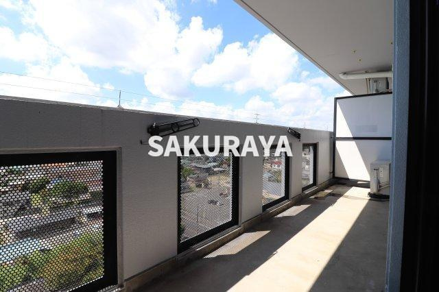 ラフェスタ足利大町のバルコニー|2023年撮影。現況と異なる場合がございます。