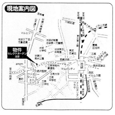 【地図】 | 要町1分　スケルトン