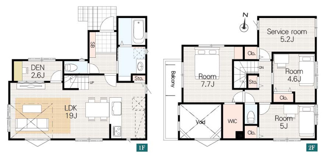 【間取り】 | ◇◆茅ヶ崎市松が丘 新築戸建 全3棟【NO,A】◆◇ | 間取図