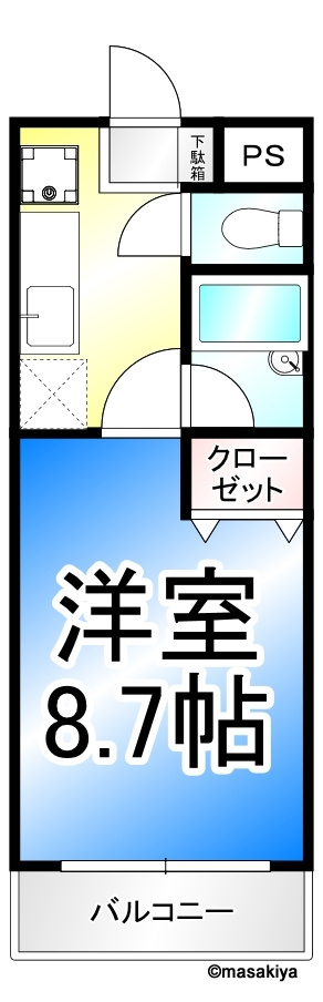 ブラウンヒルズ1番館の間取り