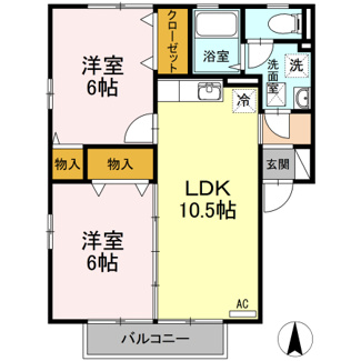 【間取り】 | Y・サイレントビレッジ久万ノ台　A棟　Ｂ棟
