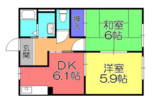【間取り】 | コーポ ツジタツ