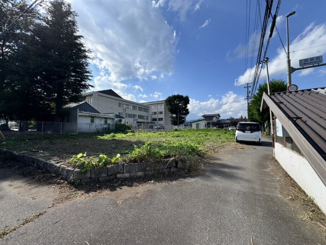 長野県大町市大町　売土地の前面道路含む現地写真|2026年7月25日撮影