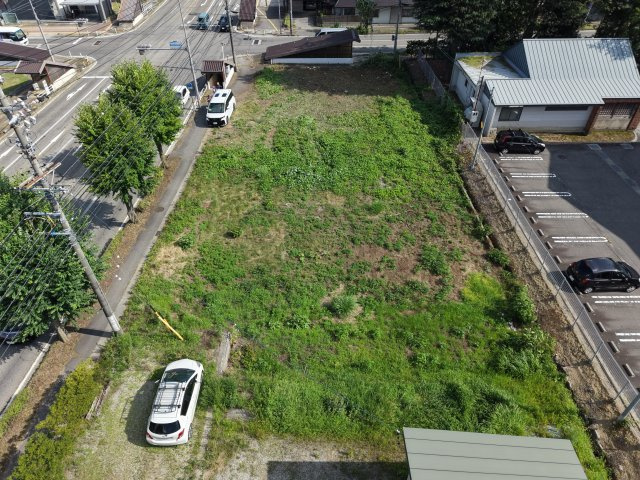 長野県大町市大町　売土地の前面道路含む現地写真|2026年7月25日撮影