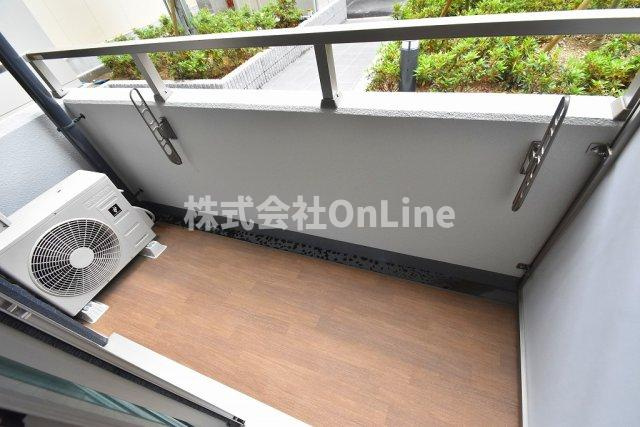 八尾市本町５丁目の賃貸マンションのバルコニー