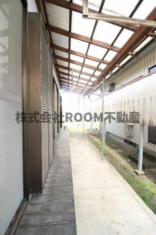 今村貸家のバルコニー|広々としたバルコニーです