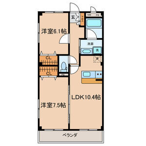 【間取り】 | グランハートM