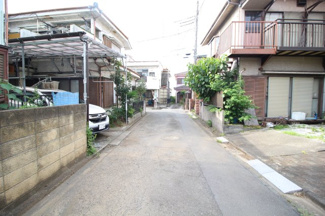 【前面道路含む現地写真】 | 坂戸市片柳　建築条件なし売地　東武東上線『北坂戸駅』徒歩14分　【片柳小学区】