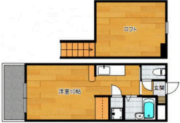 シャント国分【キャッシュバック対象物件】の間取り